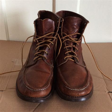 Find many great new & used options and get the best deals for WC Russell Moccasin Company Knee Tall Bullhide Snake Boots Engineer Riding 11 at the best online prices at eBay! Free shipping for many products!